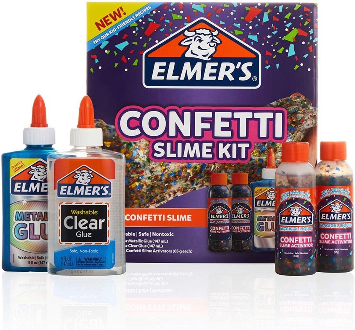 Elmers - Confetti slime kit - 2102086